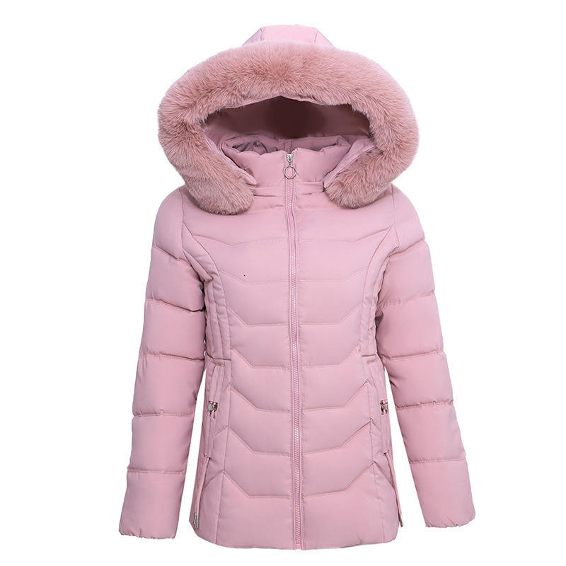 2024 winter jacket womens Parka fashion long coat wool lining hooded Parkas ultra-thin with fur collar warm chiffon lining 241010