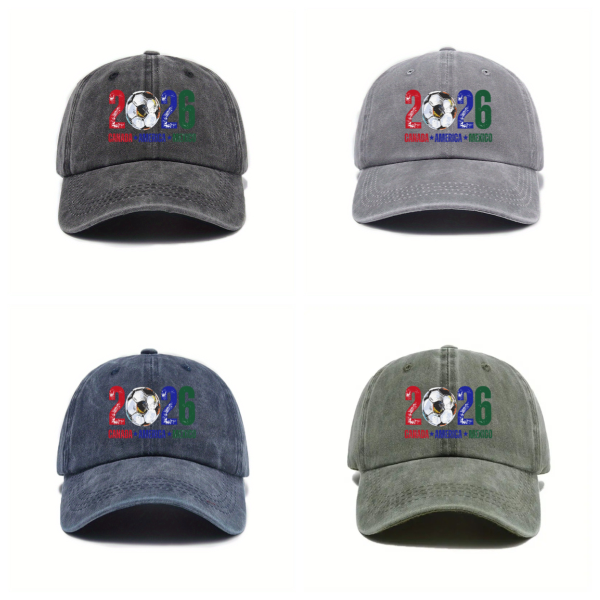 2026 World Cup Designer Mens Caps Fashion Solid Letter Baseball Cap Cotton Womens Hats Summer Classic Casquette Luxury Adjustable Hats
