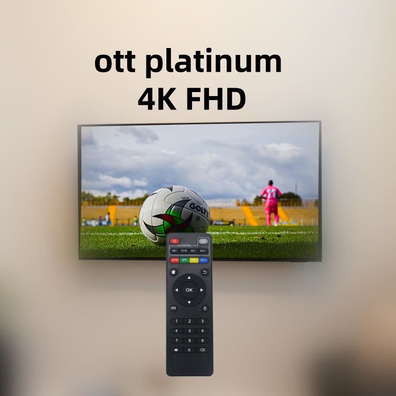 4K FHD Remote Controller for Smart TV Android TV Box and Fire Stick Adapt to different devices