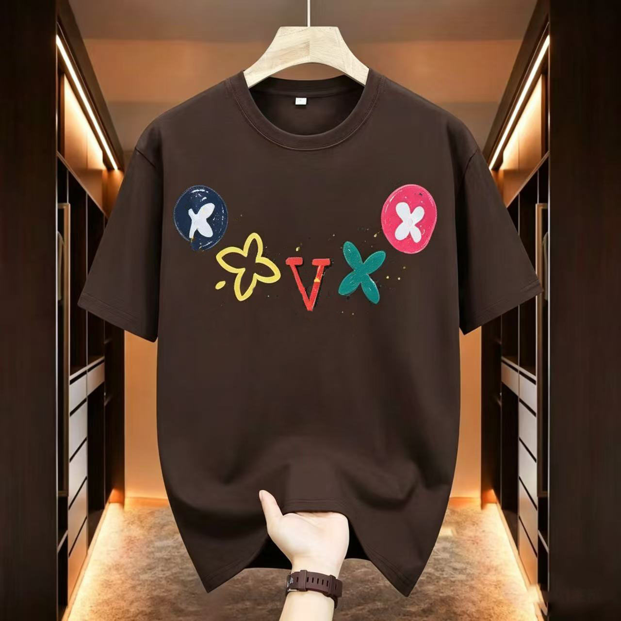 t shirt Tees Mens Women Designers Summer Loose Fashion Tops Casual Street 0202