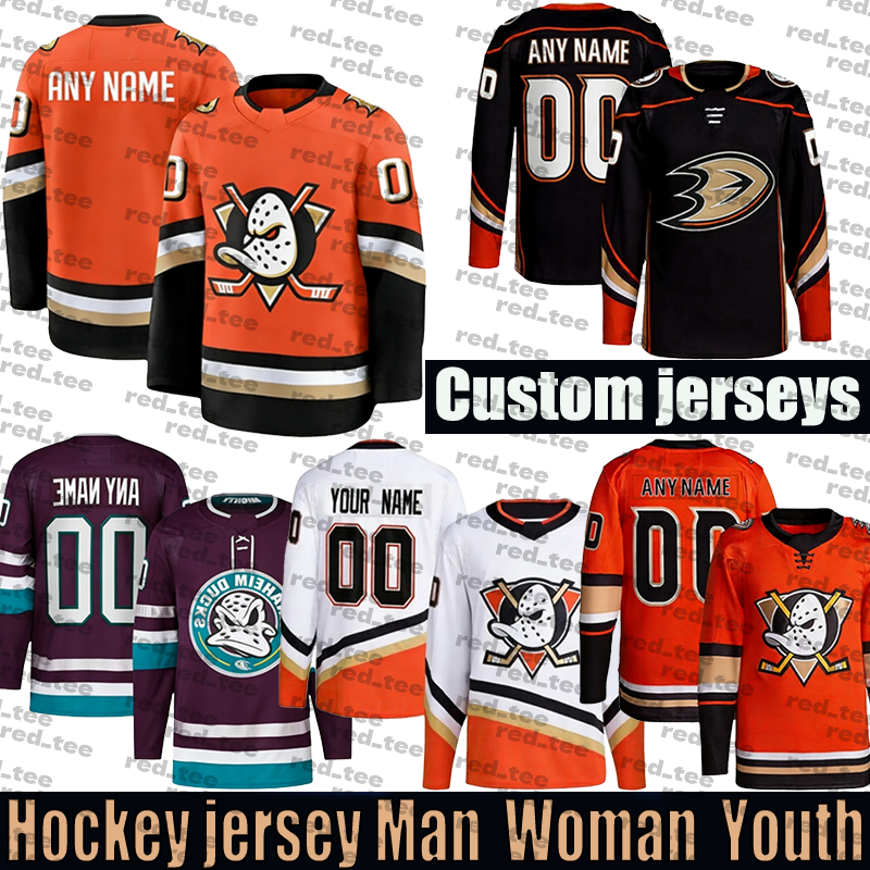 #11 Trevor Zegras anaheim hockey jersey mighty ducks jersey Troy Terry Frank Vatrano Leo Carlsson Beckett Sennecke Lukas Dostal John Gibson Charlie Conway jerseys