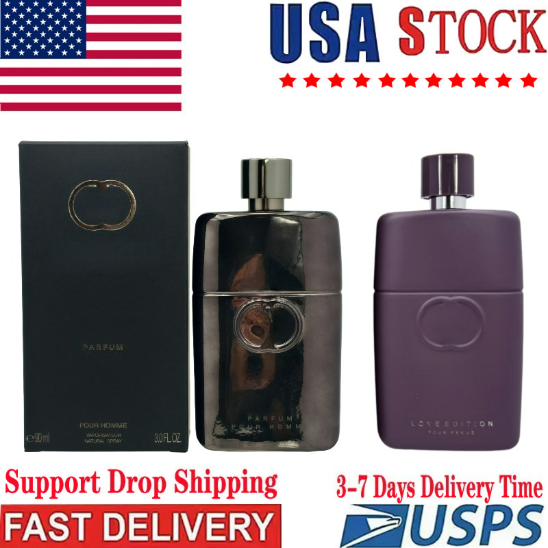 Fast Delivery US Stock Luxury Men and Women Perfume Parfum Long Lasting Smell Good Neutral Cologne Spray High Quality Perfume