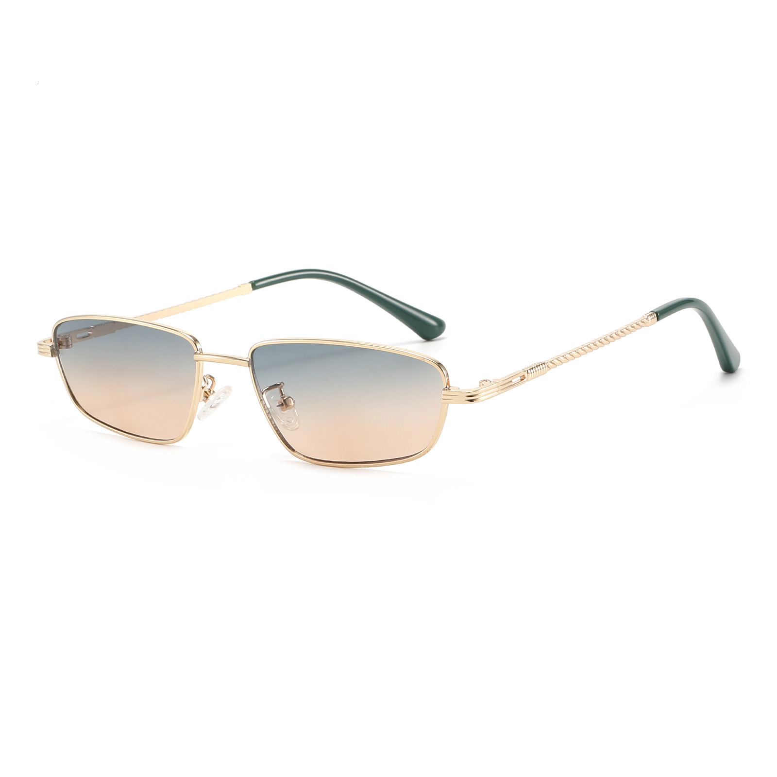 New European and American style small-frame square sunglasses, fashionable and versatile, suitable for street photography, with a simple and high-end 