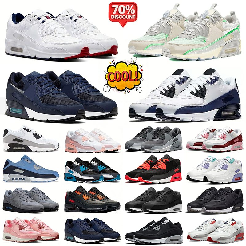 airmaxx running shoes 90 mens trainers womens tuned Black 90s Deep Blue BlanchedAlmond OliveDrab womens mens designer comfortable outdoor sports sneakers