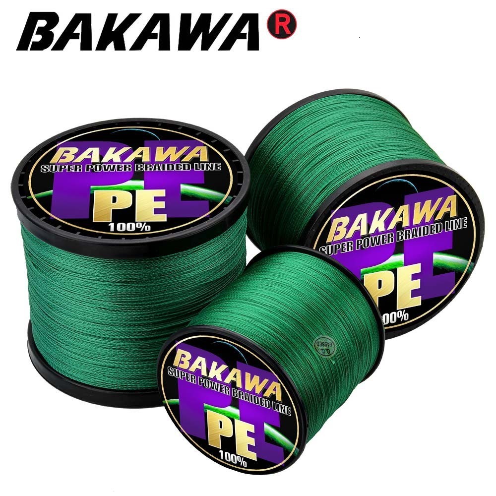 BAKAWA8 Braided Fishing Line Carp 1001000M Multicolor PE Multifilament Japanese Dali Ma Longrange Casting Lure 260331