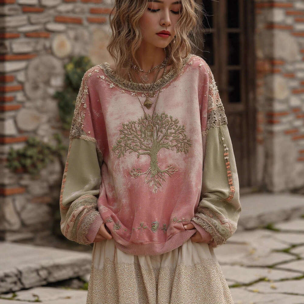 2026 Fall Winter Women Bear Print Knitted Sweater French American Trendy Heavyweight Pullover Casual Warm Base Top MAKOUFEI