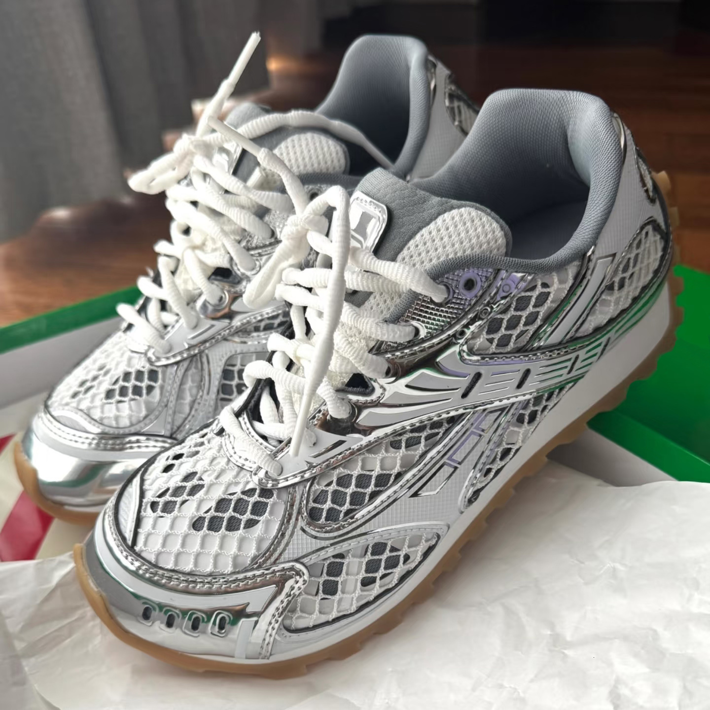 Designer Sneaker Orbit Shoes Men Women Sneakers Sports Breathable Leather Mesh Matching Lace Up Casual Thick Soled Mixed Color Running Shoes Eur 35-48