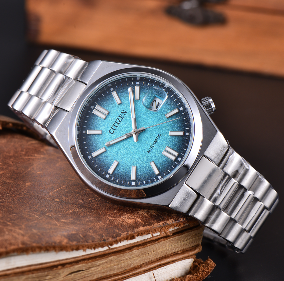 New Mens CITIZENity Watches Automatic Mechanical movement watch Stainless Steel Super Luminous Wristwatches women men waterproof montre de luxe #22