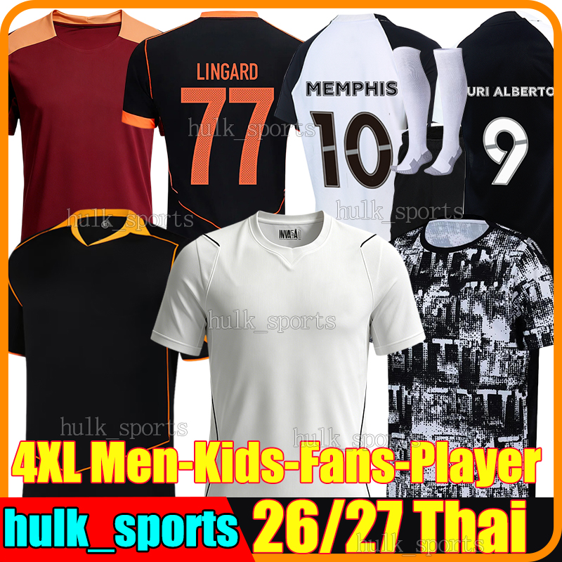 4XL 25/26/27 Corin Timao LINGARD Soccer Jerseys MEMPHIS YURI ALBERTO ROMERO TALLES MAGNO CARRILLO D. GARRO MARTINEZ CACA Japan men kids Kits socks sets football shirts