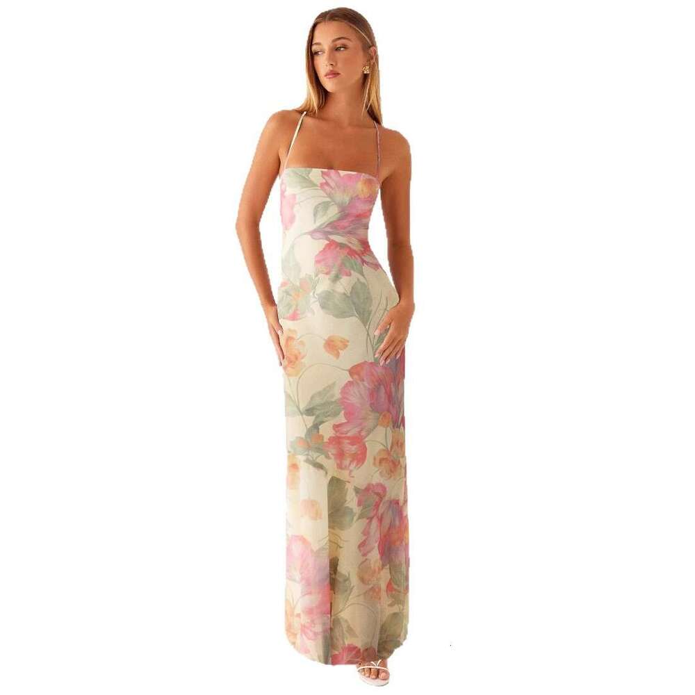 2026 Summer New Fashion Women Sleeveless Cami Dress Tie Waist Slim Bodycon Party Clubwear Hip Wrap Mini Dress MAKOUFEI