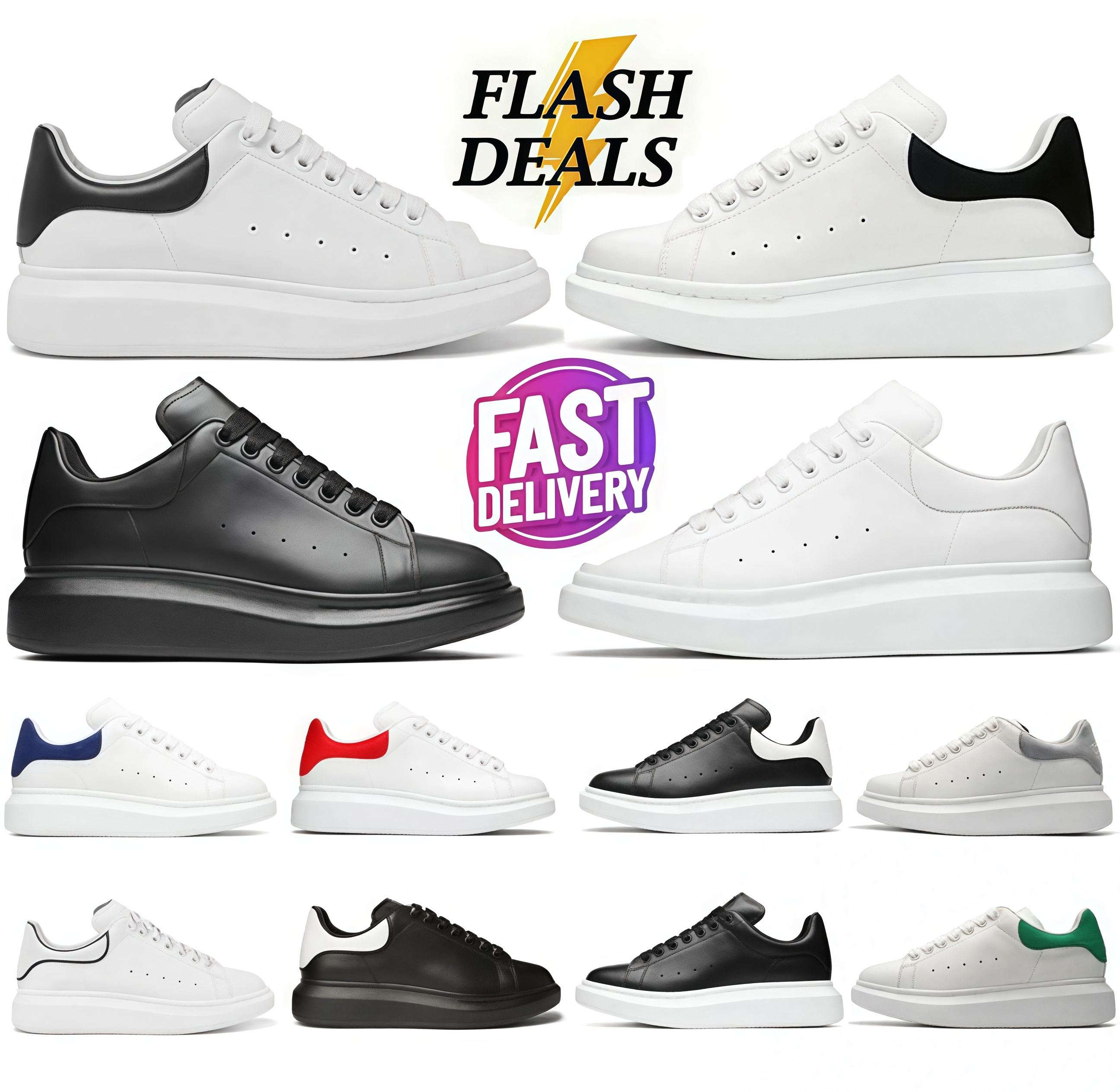 Designer Shoes Oversized Sneaker Platform Scarpe Mens Womens White Black Leather Suede Velvet Lace Up Chaussures de Espadrilles Unisex Sports Trainer