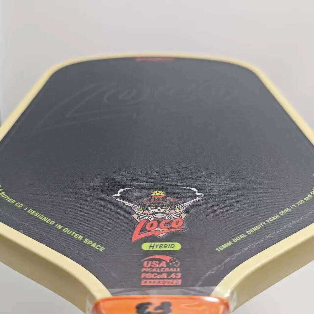 Bread and Butter Loco Paddle 16mm Dual-Density Foam Core Elongated CFC T700 Carbon Fiber Pickleball Paddles 26Y0421