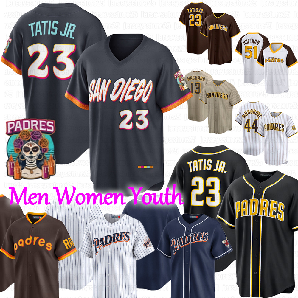 2026NEW San Diegos Padres Basaball Jersey Fernando Tatis Jr Manny Machado Jackson Merrill Yu Darvish Xander Bogaerts Joe Musgrove Jake Cronenworth Jer