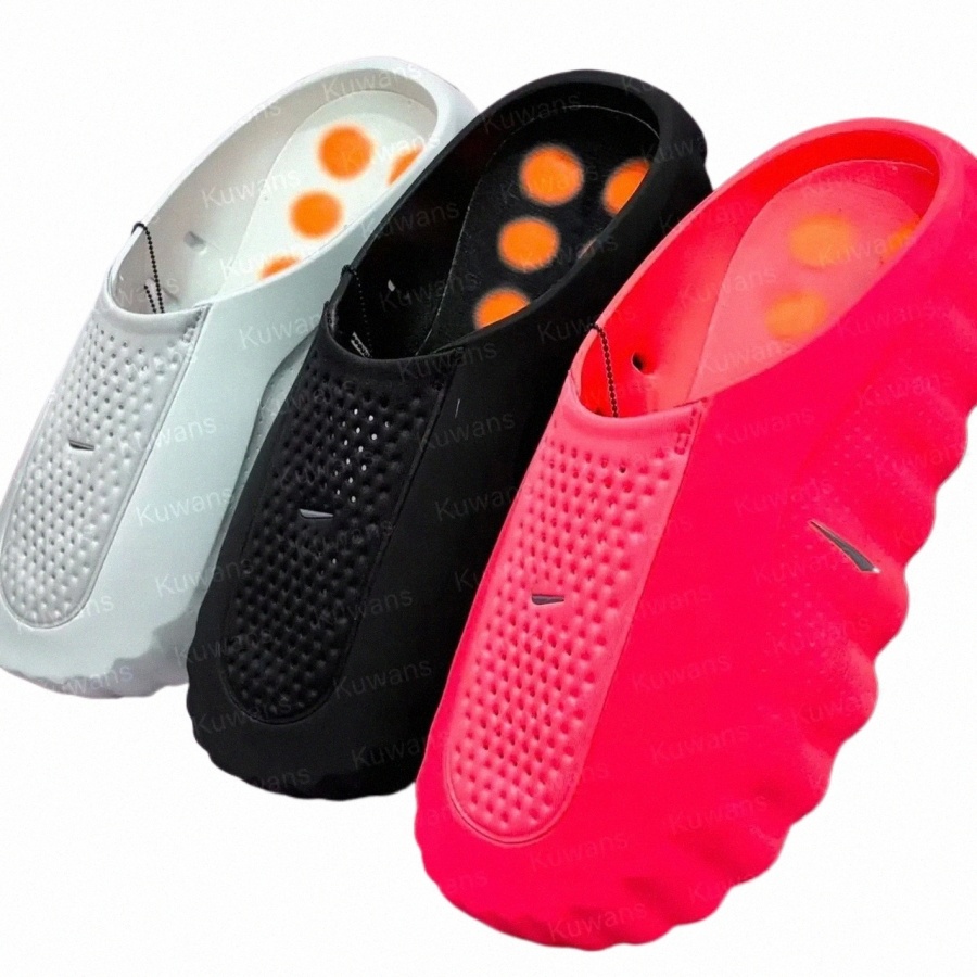 designer Mind 001 Slide Summer Slides Mind001 Slippers Soft Rubber Tech Comfortables Sandals Mules Clog Black Red Bone Light Smoke Grey Men Women Shoe u8zS#