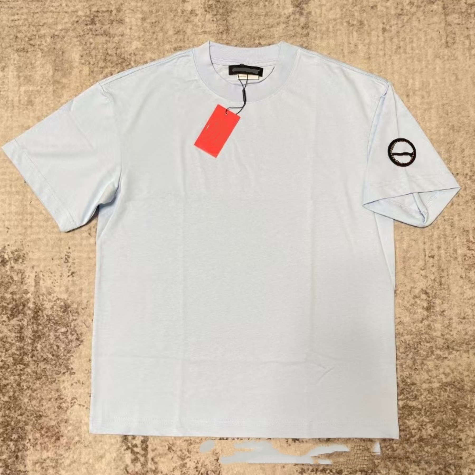 summer mens style casual loose tshirt high quality heavyweight cotton drop shoulder oversized crew neck short sleeve trendy male plus size street top