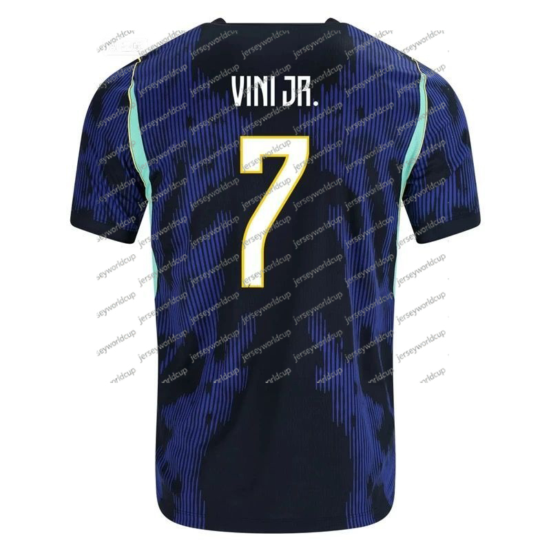 Brazil National Team Home/Away Soccer Jersey for Children & Adults - Short Sleeve Training Gear with Neymar #10 and Vinicius Jr #7