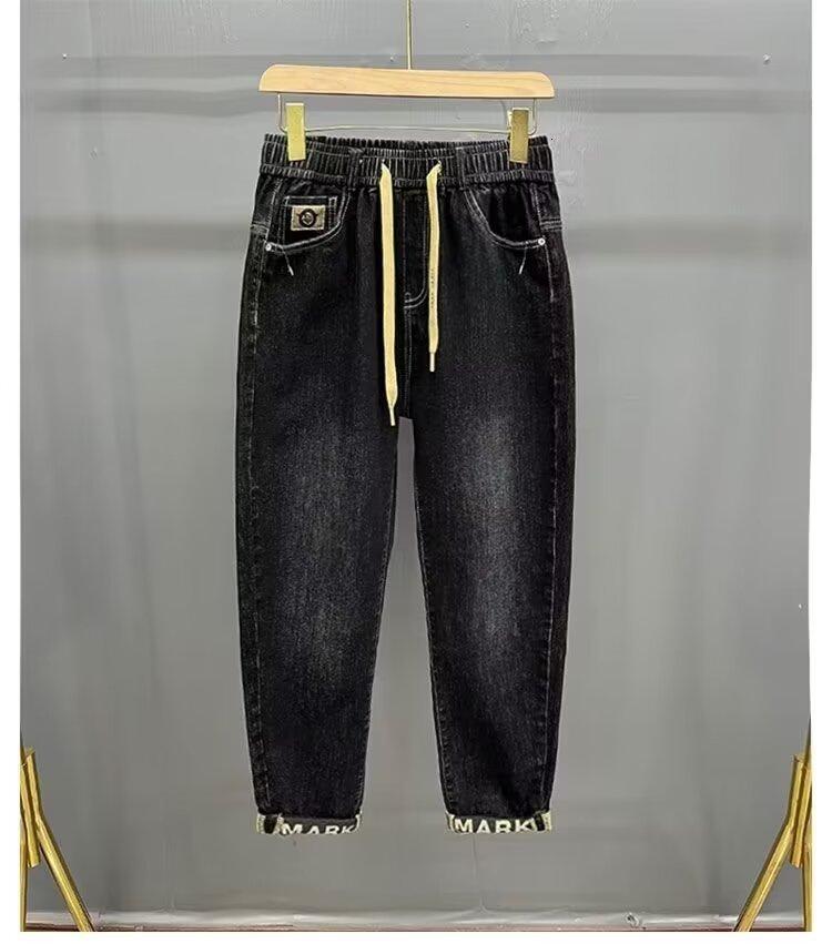 Hong Kong Trendy Male Designer Spring And Summer New High End Personalized Fashion Harlan Jeans American Hip Hop Ins Trendy High Street Trendy Rascal 