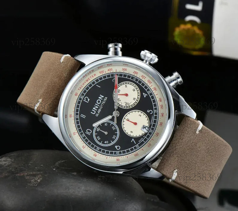 nixonlys watch Wristwatches GLASHUTTE SA Watch For Men Fashion Sports Quartz Mens Es Top Brand Leather Waterproof Relogio Masculino designer nixonitywatch 318