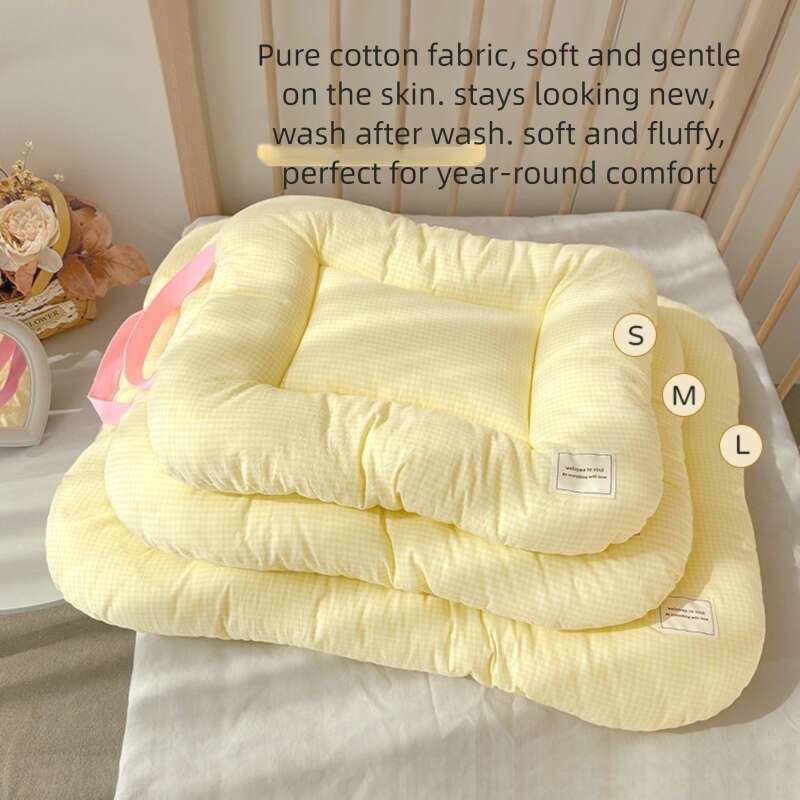 Famous brand Soft Cushion Bed All Season Mat for Sleeping Kitten Puppy Milk Cat Lying Pad Thick Mattress pupakaIK