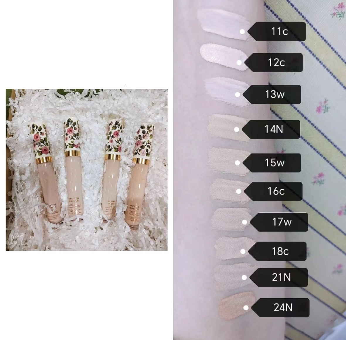 Silk Run Small Flower Concealer Honey Concealer Cover Acne Marks And Brighten Eyebags Lacrimal Gutters 8ml High Quality Fast Shipping