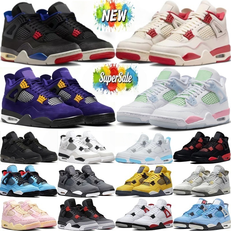 Big Discount Men 4 basketball shoes fear pack 4s white Thunder Military Black Cat bred pine green craft photon dust reimagined women Sneakers mens outdoor Sports