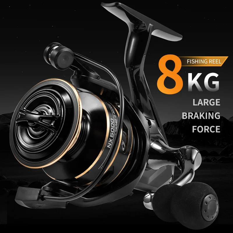 NX Fishing Reel Spinning Reel Metal Reel Cup 10KG Max Drag Power Spinning Wheel High Speed Adapt to Any Water Body 260420