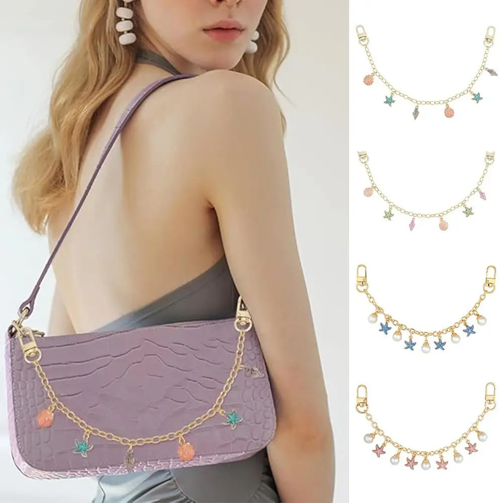 Bag Charms For Handbags Sea Star Shell Pearl Clothes Shoes Pendant Boho Summer Seashell Jewelry Making DIY Decoration 260420