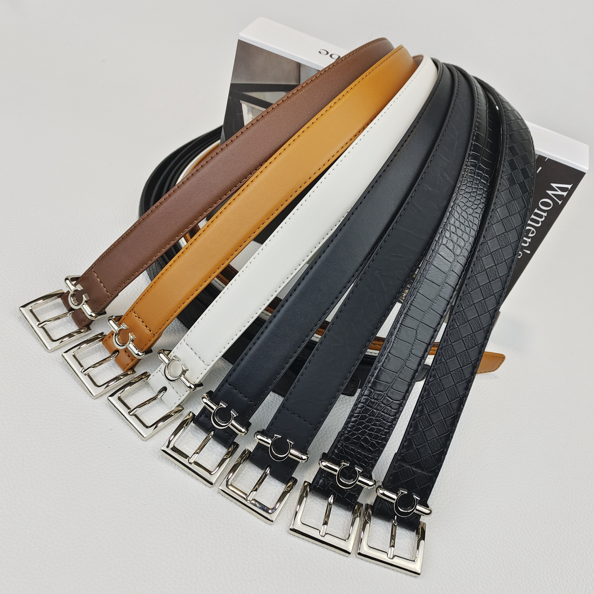 Belt designer belt luxury women belt design fashion great high quality 12A genuine belts women belt Christmas gift Automatic belts 7 colors very good