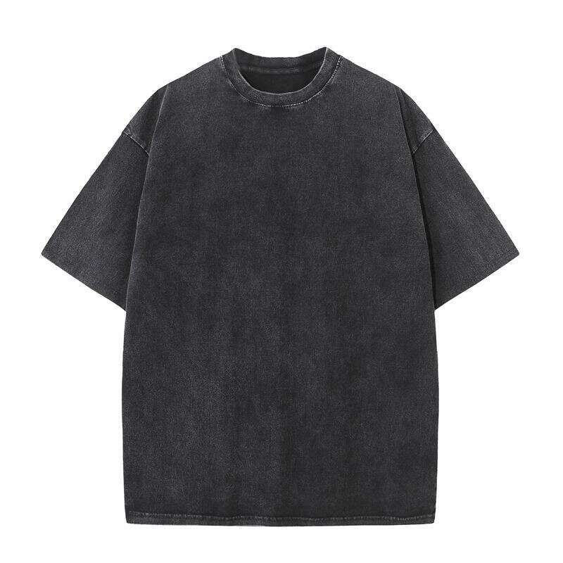 300g Heavy Weight Pure Cotton Washed Vintage T-shirt, Ship According To The Agreed Style 5hdf