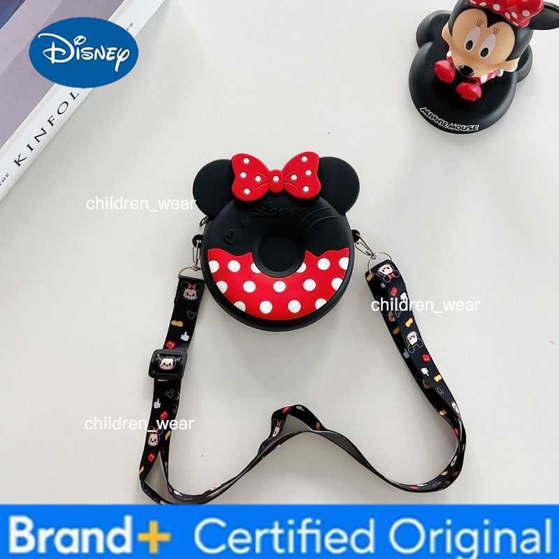 Disney Mickey Mouse Silicone Coin Purse Mini Silicone Storage Bag Cute Crossbody Bag Fashion Student Storage Pouch Boys Girls Gift H260421