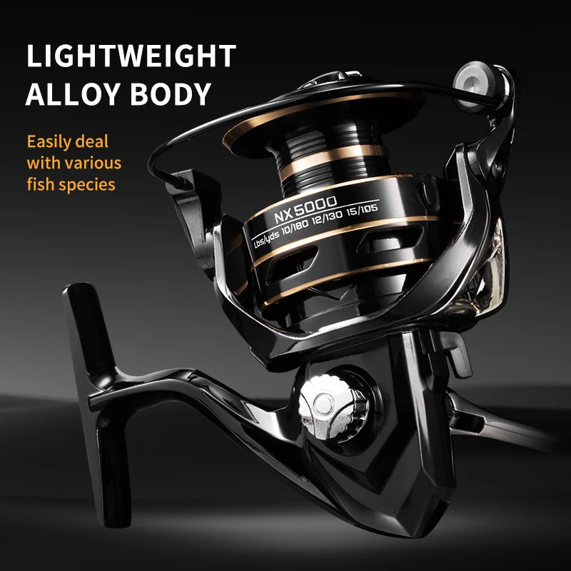 NX Fishing Reel Spinning Reel Metal Reel Cup 10KG Max Drag Power Spinning Wheel High Speed Adapt to Any Water Body 260420