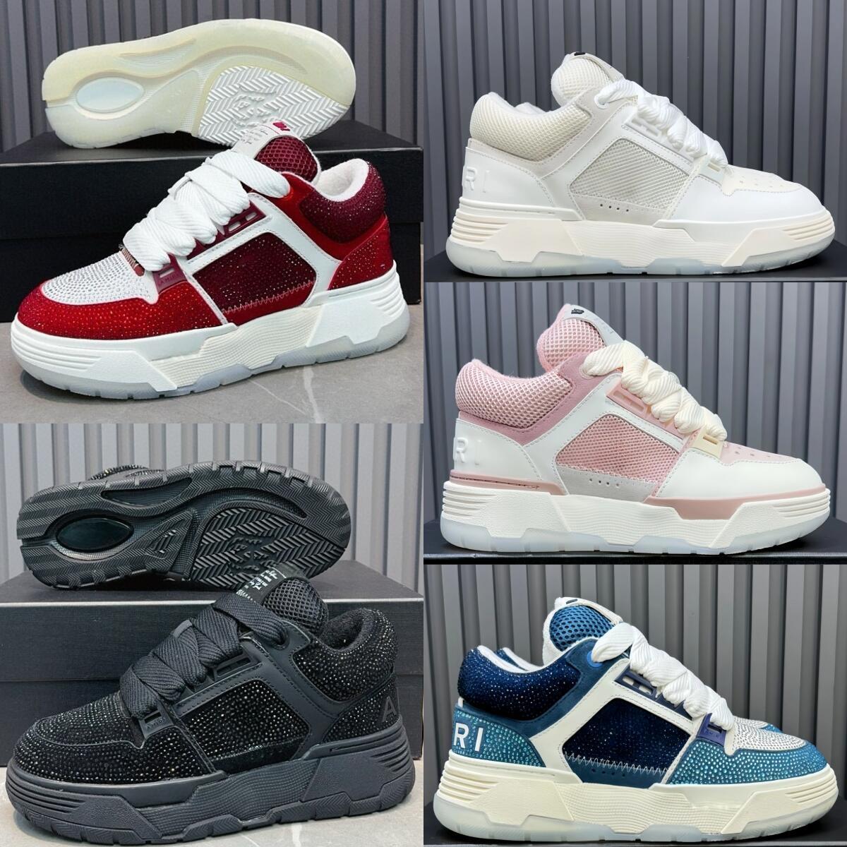 AAAAA am top-quality ma-1 designer couple's men women amriisshoes brand shoes leather mesh daily outfit various color styles complete size35-46