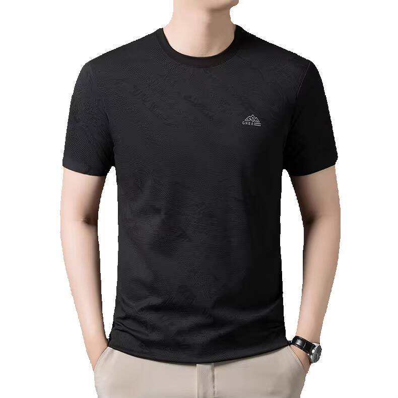 2026 New Short-sleeve T-shirt Designer Hoodie Designer T-shirt For Men Summer Ice Silk Cool Feeling Loose Fit Round Neck Casual Polo Tee Men's To