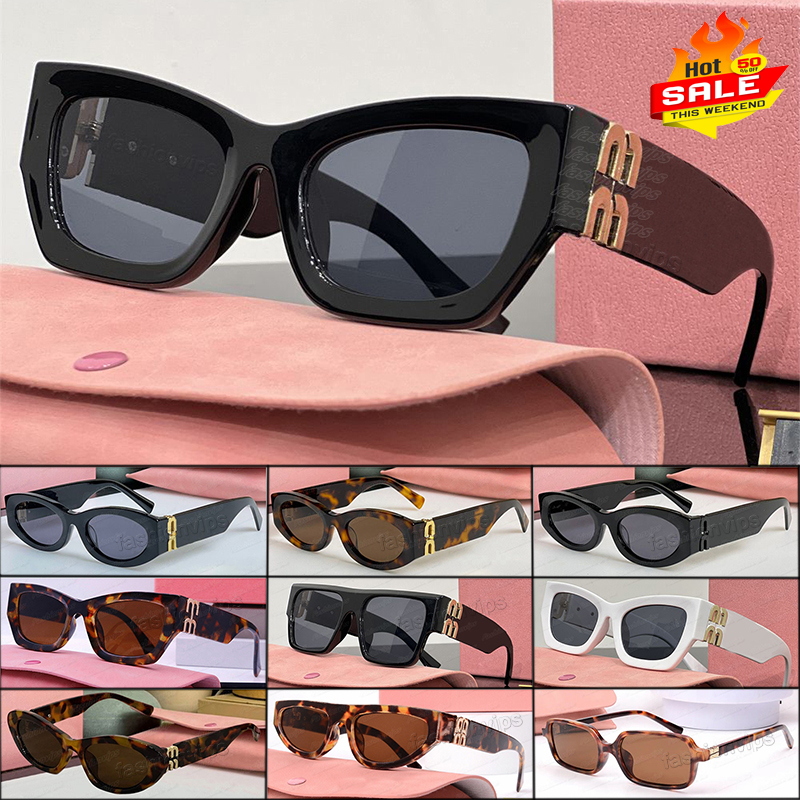 Luxury Designer Sunglasses for Women Mens Sunglasses Classic Cat Eye Glasses Square Fashion Sunglasses Small Frame Oval Monogram Legs Letter Retro Sunglasses
