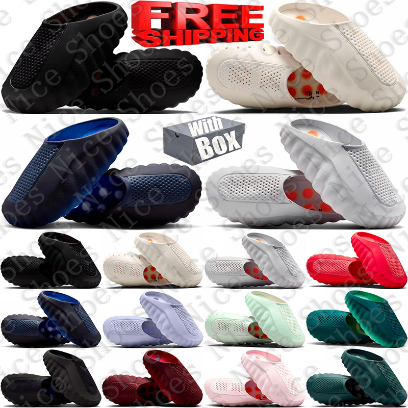 Free Shipping With Box Designer Mind 001 mind001 slides mule Fragment sandals clogs heels slippers d h gate sliders mules shoes Team Red mens womens sandles
