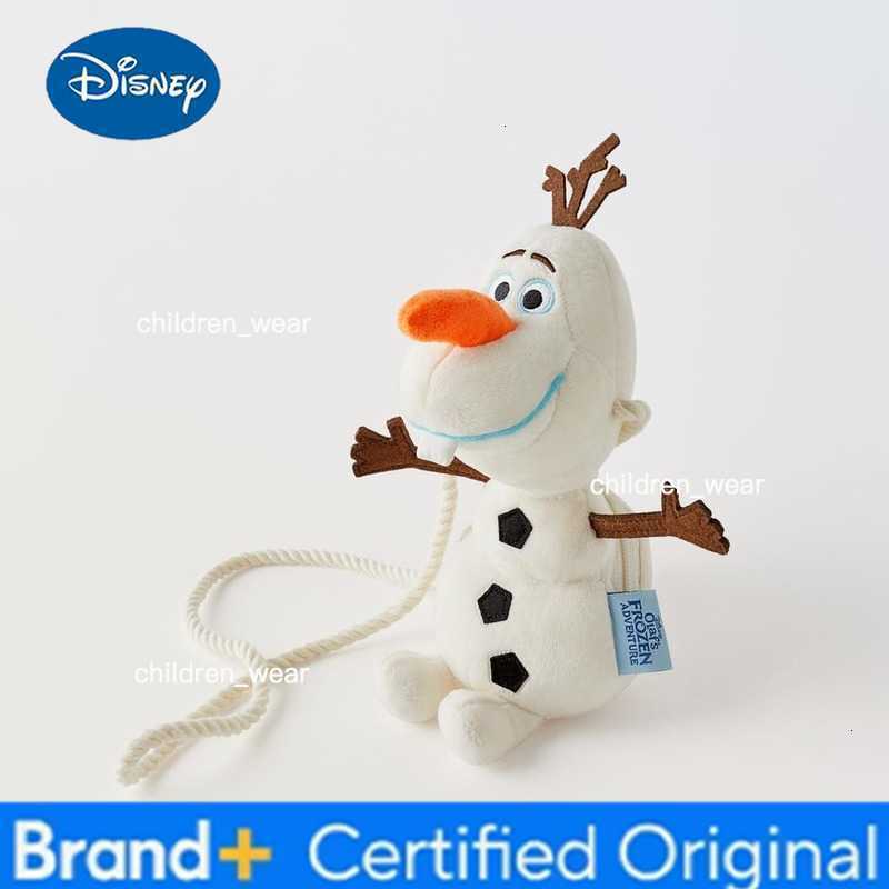 Disney Anime Cartoon Frozen Kawaii Olaf The Snowman Bag Cute Shoulder Bag Adorable Collection Christmas Gifts for Girls H260421