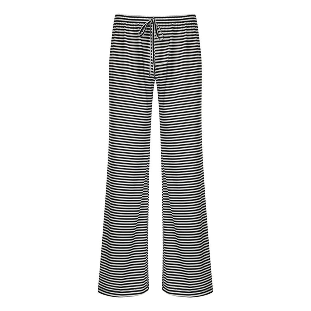 Women's Pants Korean Fashion Suit Loose Elastic Waist Belt Straight Trousers Women Pocket Casual Classics Versatile Wide Leg