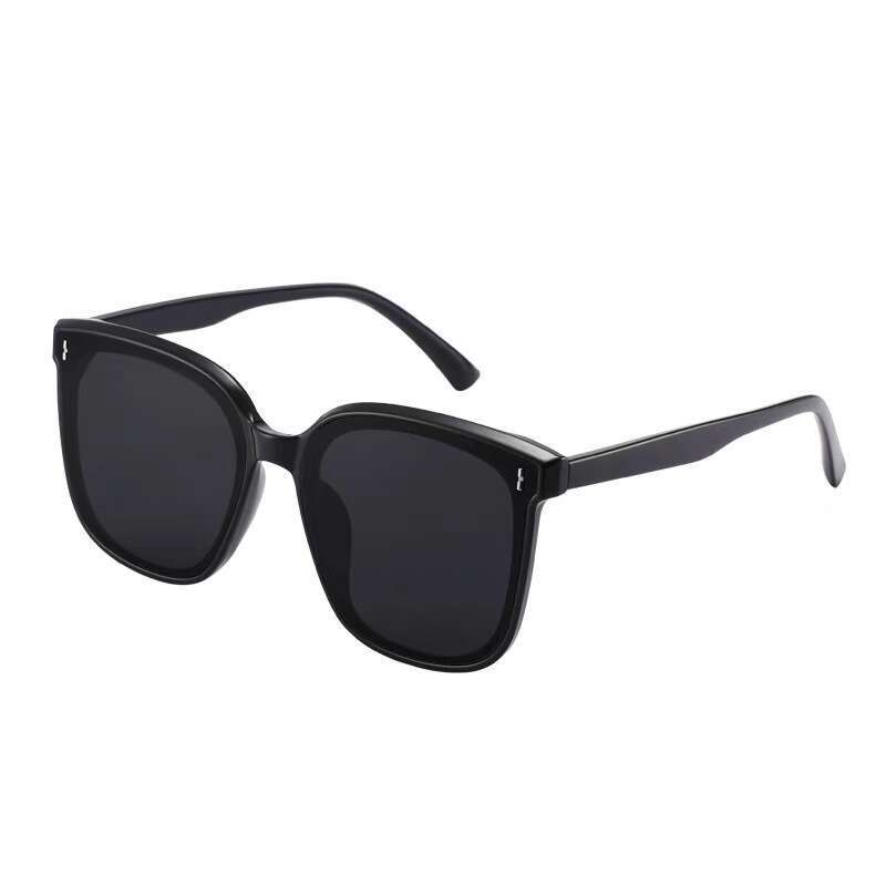 High-End Summer Sun Trendy Men's Fashion Driving UV Protection Large Face Sunshade Sunglasses Women's Glasses Chunjinqiuli