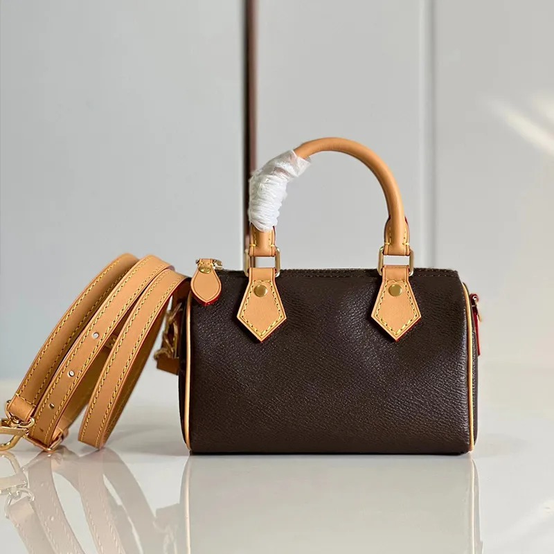 Mini Nano Bag 16cm Designer Leather Denim Multicolor Shoulder Bag Women Sac De Luxe Pochette Luxury Embossed Crossbody Purse