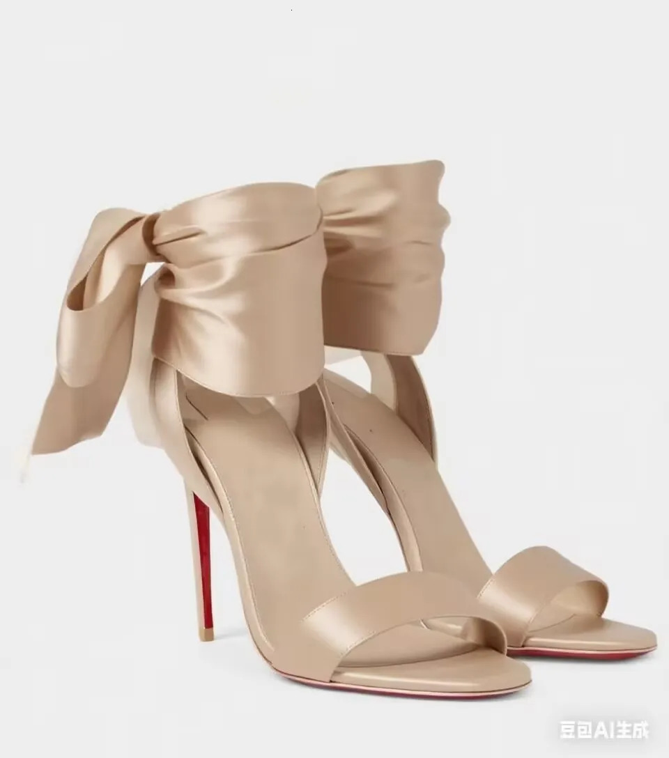 2026European and American Summer Ankle Strap Womens Slim High-heeled Sandals Fashionable and Sexy Party Wedding Sandals 260420