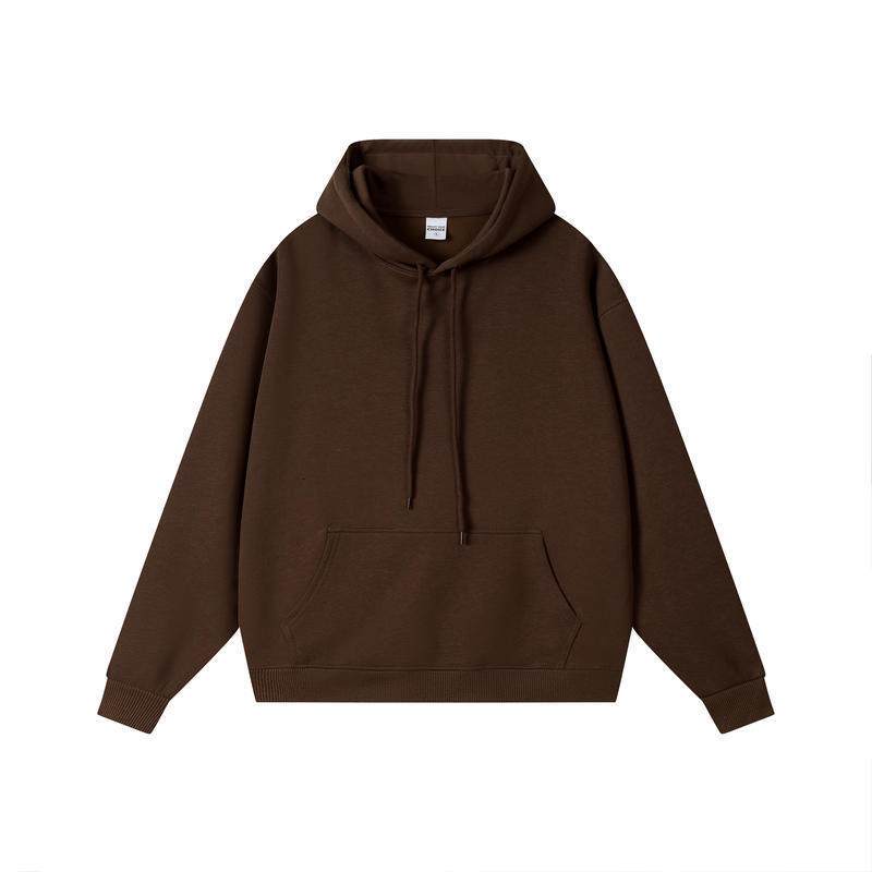 Mens Hoodies Designer Hoodies Cotton Blend Heavyweight Solid Color Zipper Pullover Loose Trendy Sweatshirt For Men Women Big Size S-4XL