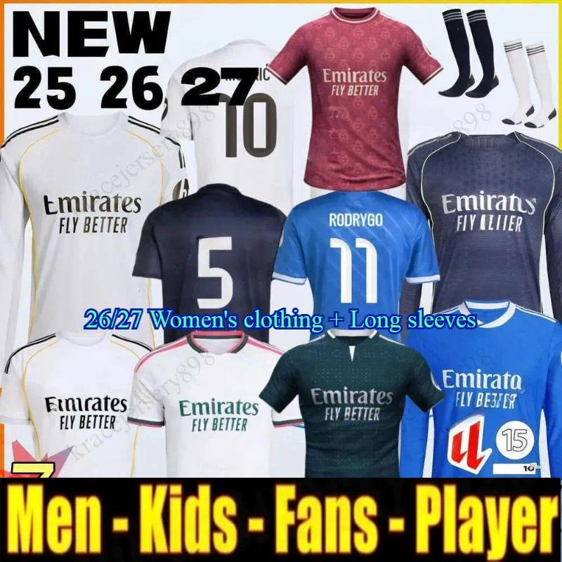 26 27 Reals Madrid kits Soccer jerseys 2026 MBAPPE Jersey BELLINGHAM shirt TRENT VINI JR football shirt Valverde Endrick RODRYGO Arda Guler Trent madrid jersey kids