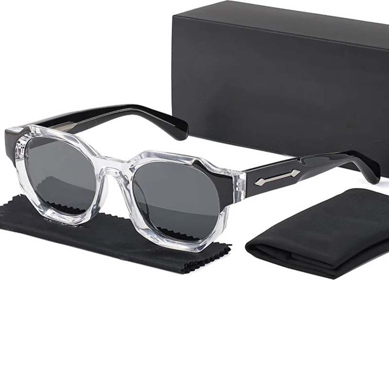 CB Retro Punk Square Sunglasses Men Vintage Thick Frame High-Quality Women's Sun Glasses Party and Holiday Travel Beach Eyewear Fashion Steampunk