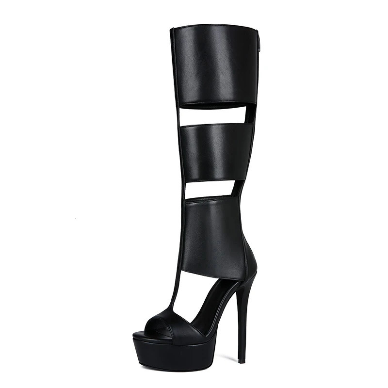 Summer sexy high heel platform women sandal belt peep toe night party sandal 260420
