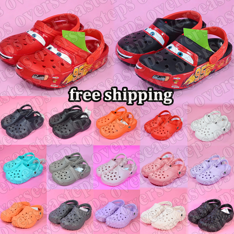 designer slipper classic clogs kids sandals women men slippers waterproof outdoors beach summer sandal black white bone blue red