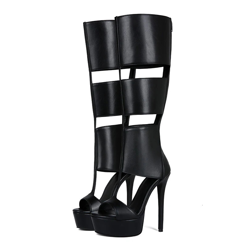 Summer sexy high heel platform women sandal belt peep toe night party sandal 260420