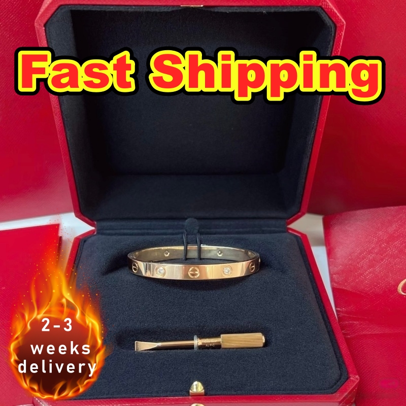 Love heart bracelet classic screw design luxury brand designer bracelet stainless steel bracelet for men and women, bracelet size 16-22 cm