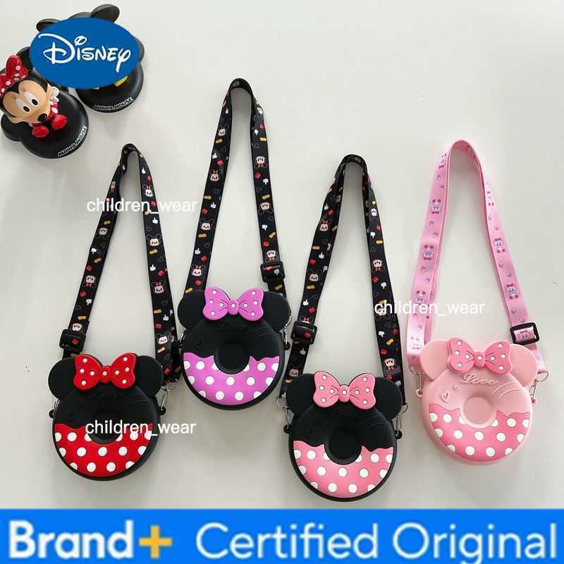 Disney Mickey Mouse Silicone Coin Purse Mini Silicone Storage Bag Cute Crossbody Bag Fashion Student Storage Pouch Boys Girls Gift H260421