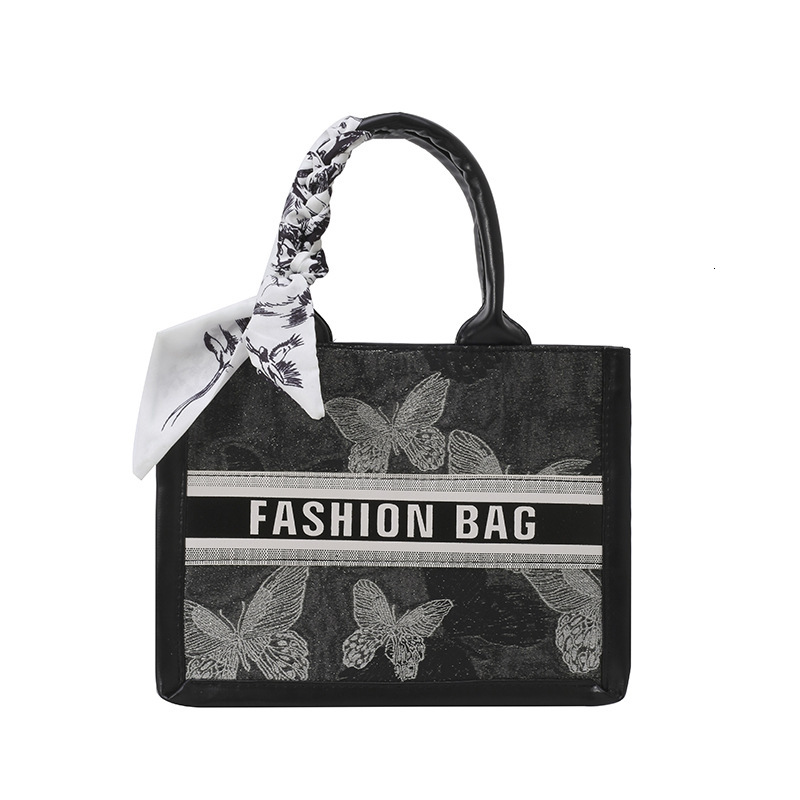 Elegant Embroidered Women's Handbag 2026 New Model Large Capacity Simple Shoulder Niche Trend Versatile Tote Bag