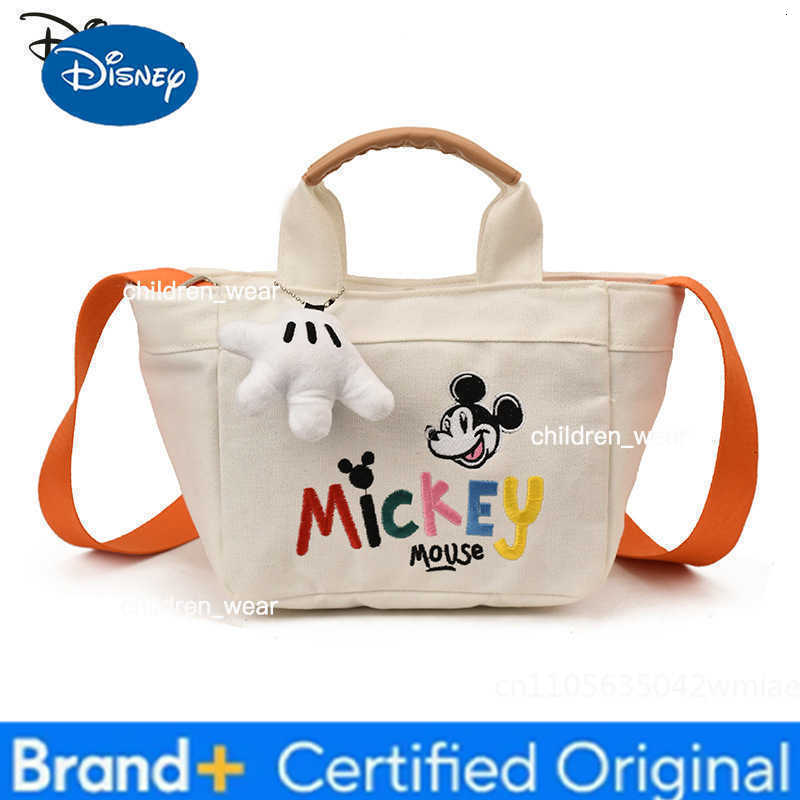 Disney Mickey New Womens Handbag Fashion High Quality Embroidered Womens Crossbody Bag Cartoon Versatile Womens Shopping Bag H260421